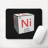 Chemische Elementziegel Ni Nickel würfelt Mousepad (Mit Mouse)