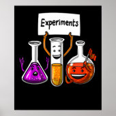 Chemische Experimente Funny Science Joke Poster (Vorne)