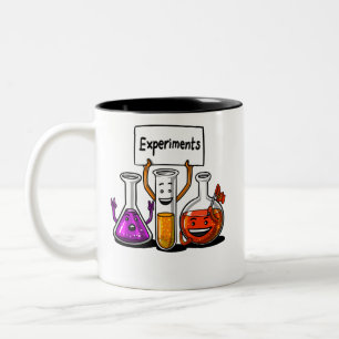Chemische Experimente Funny Science Joke Zweifarbige Tasse