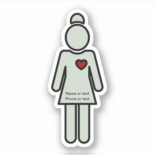 Chemische Form der medizinischen Krankenversorgung Aufkleber (Vorderseite)