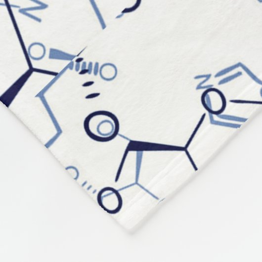 Chemische Formel Chemie Personalisierte Geschenke Fleecedecke (Ecke)