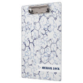 Chemische Formel Chemie Personalisierte Geschenke Klemmbrett (Links)