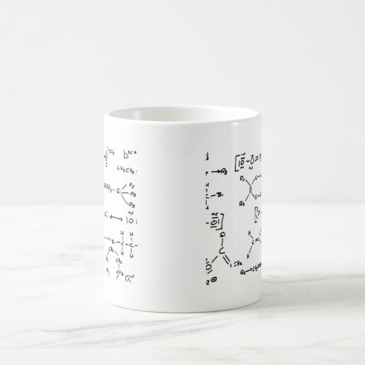 Chemische Formel Kaffeetasse (Mittel)