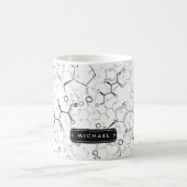 Chemische Formel Muster Chemie Lehrer Student Kaffeetasse (Mittel)