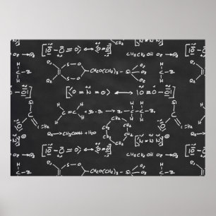 Chemische Formel Poster