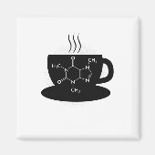 Chemische Koffeinmoleküle Magnet (Vorne)