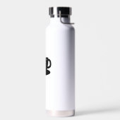 Chemische Koffeinmoleküle Trinkflasche (Links)