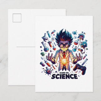 Chemische Konkektion Spiel on, Science Theme Einladungspostkarte