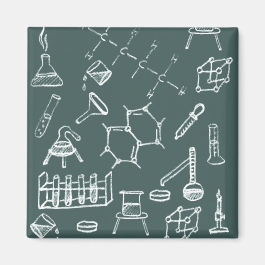 Chemische Labrador Magnet (Vorne)