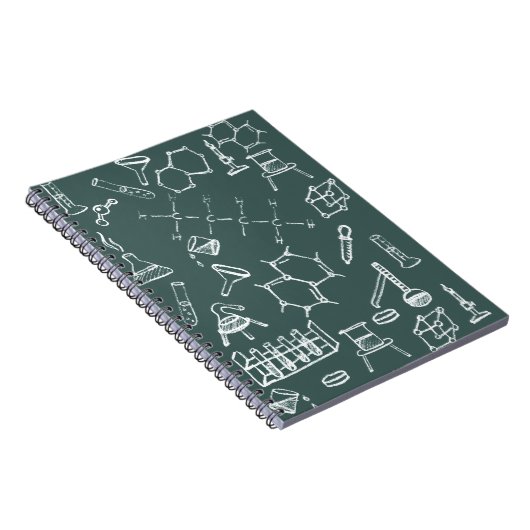 Chemische Labradorausrüstungsgekritzel Notizblock (Rechte Seite)