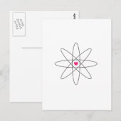 chemische Liebe Postkarte (Vorne/Hinten)