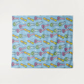 Chemische Muster Wandteppich (Vorderseite (Horizontal))