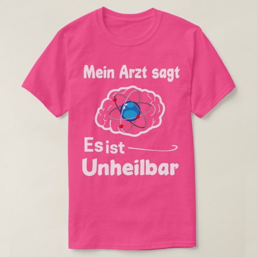 Chemische periodische Tafelmoleküle Atom 12 T-Shirt (Design vorne)
