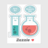 Chemische Reaktion Aufkleber (Blatt)