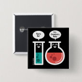 Chemische Reaktion Button (Vorne & Hinten)