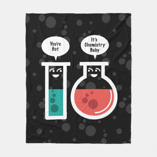 Chemische Reaktion Fleecedecke (Vorderseite)