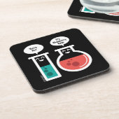 Chemische Reaktion Getränkeuntersetzer (Linke Seite)