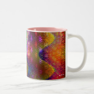 Chemische Reaktion II Zweifarbige Tasse