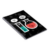 Chemische Reaktion Notizblock (Rechte Seite)