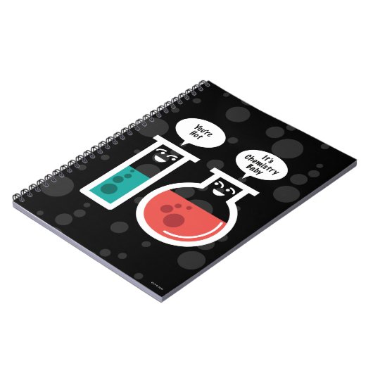 Chemische Reaktion Notizblock (Linke Seite)