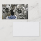 Chemische Reinigungen oder Wäscherei Visitenkarte (Vorne/Hinten)