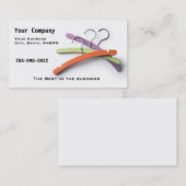 Chemische Reinigungen oder Wäscherei Visitenkarte (Vorne/Hinten)