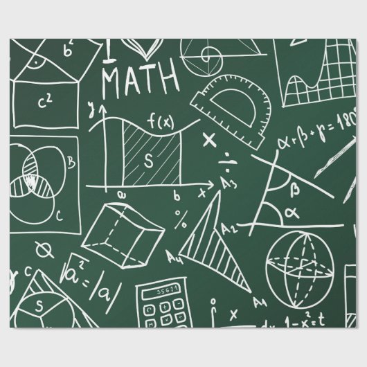 Chemische Schulstruktur Geschenkpapier (Flach)