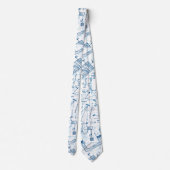 Chemische Schulstruktur Krawatte (Rückseite)