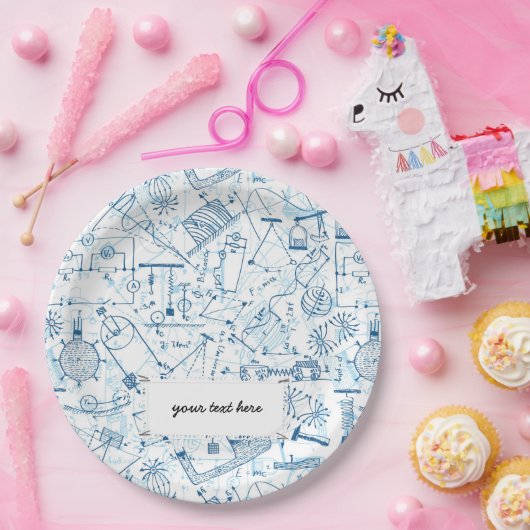 Chemische Schulstruktur Pappteller (Party)