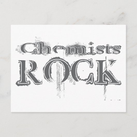 Chemische Steine Postkarte (Vorderseite)