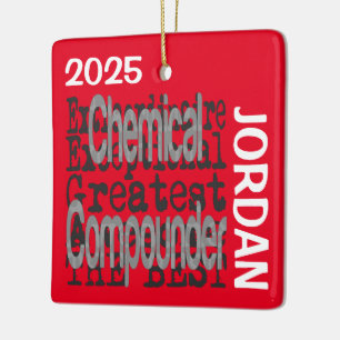 Chemische Verbindung Extraordinaire CUSTOM Keramikornament
