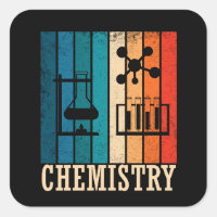 Chemische Vintage Retrostreifen-Muster