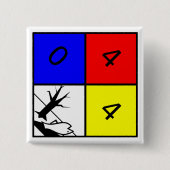 Chemische warnende Gefahr für die Umwelt Button (Vorderseite)