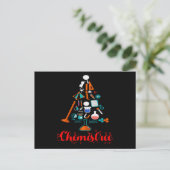 Chemische Weihnachten, Funny Science T-Shirt Postkarte (Stehend Vorderseite)
