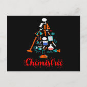 Chemische Weihnachten, Funny Science T-Shirt Postkarte (Vorderseite)