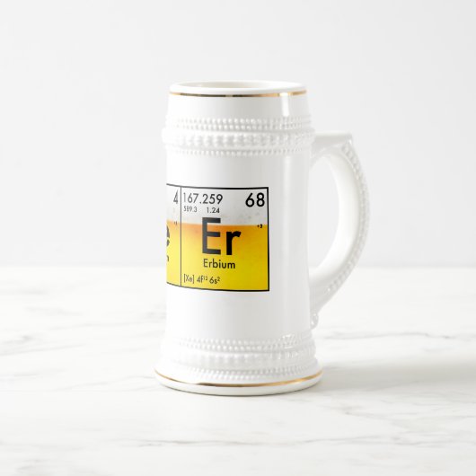 Chemischer Bierstein Bierglas (VorderseiteRechts)