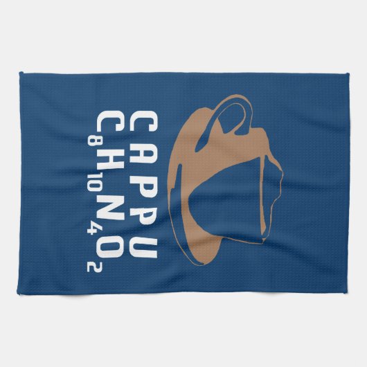 Chemisches Cappuccino Geschirrtuch (Horizontal)