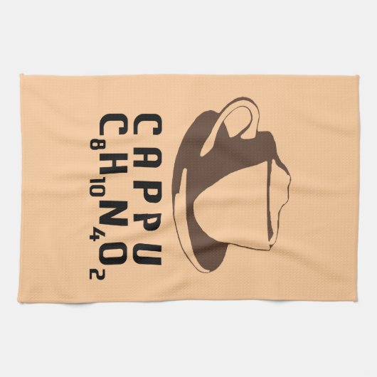 Chemisches Cappuccino Handtuch (Horizontal)