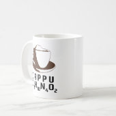Chemisches Cappuccino Kaffeetasse (Vorderseite Links)
