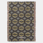 Chemisches gelbbraunes Katzenmuster Decke (Vorderseite Vertikal)