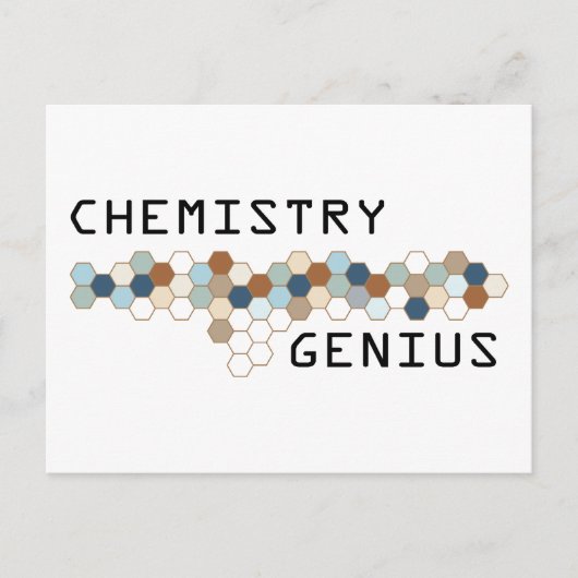 Chemisches Genie Postkarte (Vorderseite)