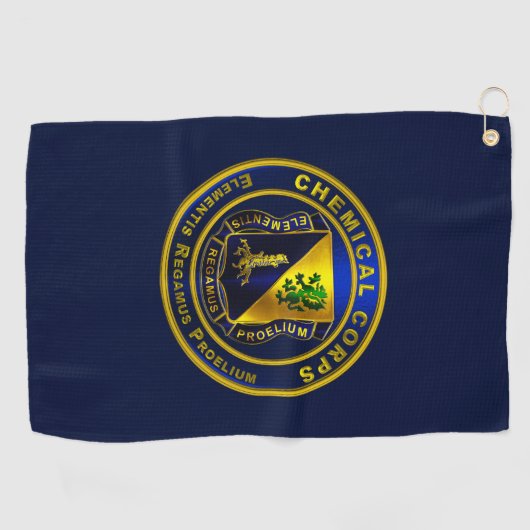 Chemisches Korps Golfhandtuch (Horizontal)