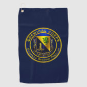 Chemisches Korps Golfhandtuch (Vorderseite)