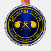 Chemisches Korps Ornament Aus Metall (Vorne)