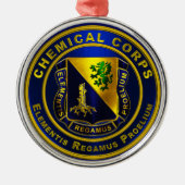 Chemisches Korps Ornament Aus Metall (Vorne)