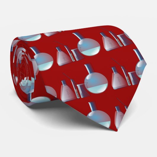 Chemisches Labor Krawatte (Gerollt)