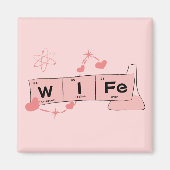 Chemisches Magnet | Ehefrau Magnet (Vorne)