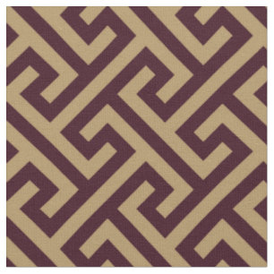 Chemisches neutrales, braunes, geometrisches Muste Stoff