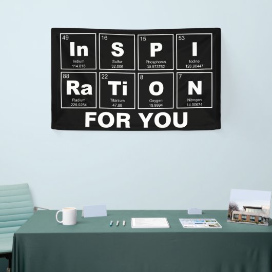 Chemisches Periodensystem der Elemente: Banner (Messeveranstaltung)