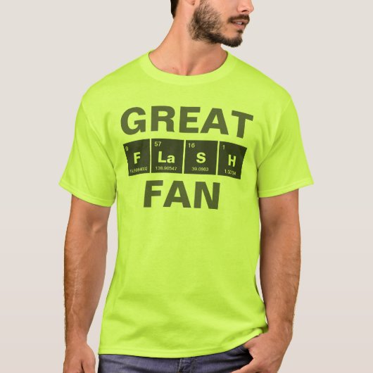 Chemisches Periodensystem der Elemente: FLaSH T-Shirt (Vorderseite)
